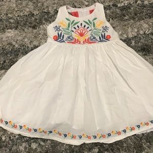 Embroidered Rachel Zoe white Dress